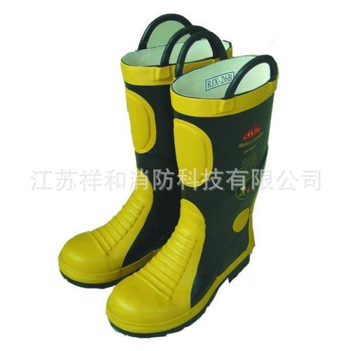 廠家直銷消防靴消防員滅火防護靴搶險救援產品消防器材